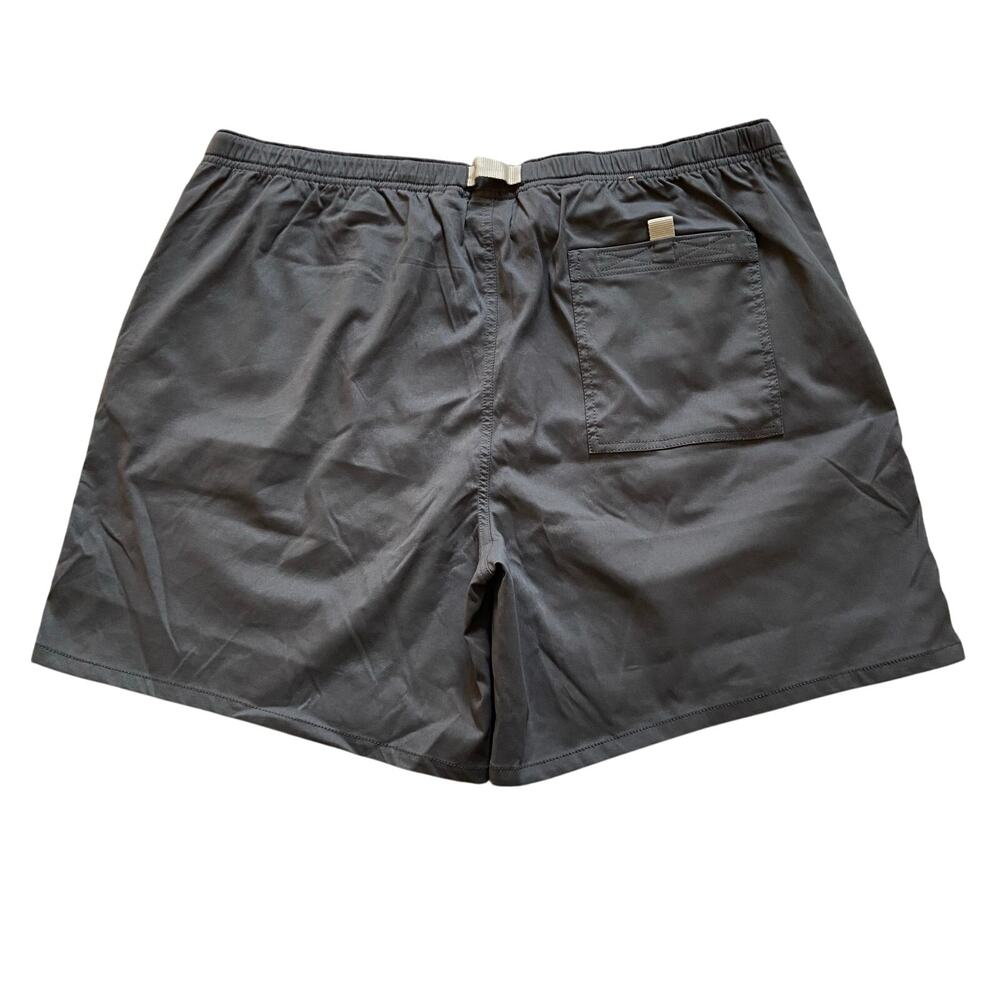 Prana Stretch Zion Pull-On Short 7" Mens XXL Dark Iron 5" Relaxed Fit Adjustable - Picture 2 of 7
